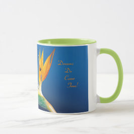 "Träume kommen wahrer" Paradiesvogel Tasse