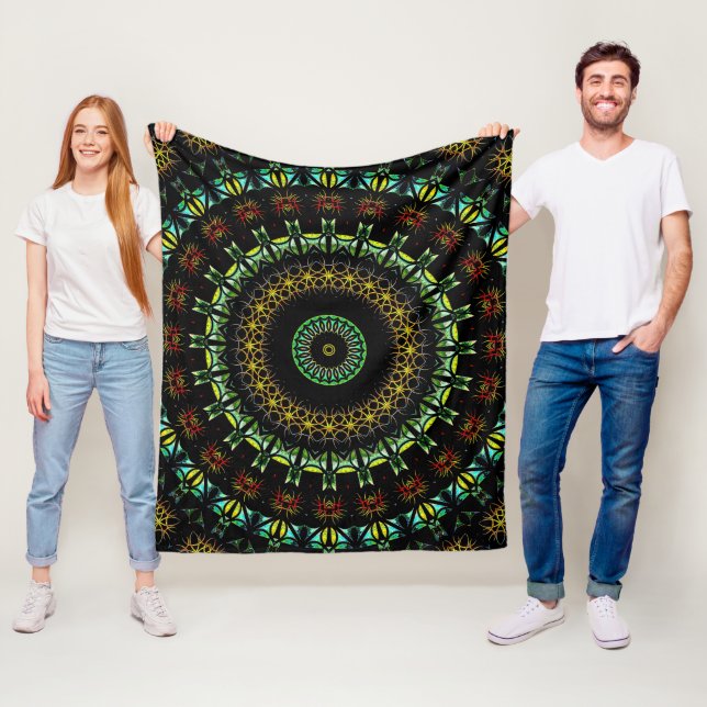 Träume Mandala Fleecedecke (Beispiel)