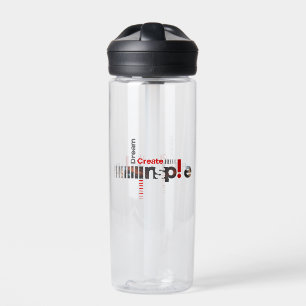 Träume Schaffen Inspirieren Wasserflasche Trinkflasche