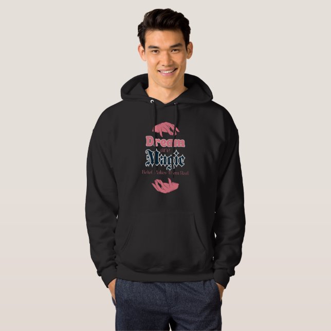 Träume sind Magie Hoodie (Vorne ganz)