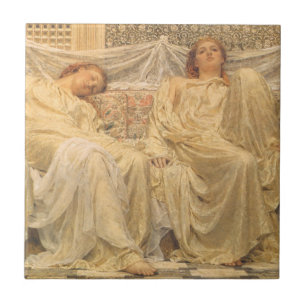 Träume von Albert Joseph Moore, Viktorianische Kun Fliese