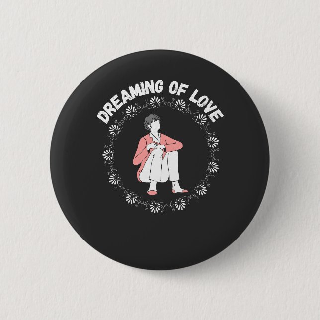 Träume von Liebe Button (Vorderseite)