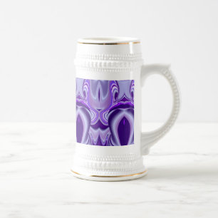 Träume von lila Blume Bierglas