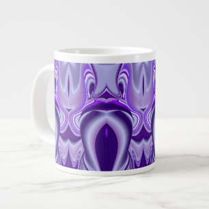 Träume von lila Blume Jumbo-Tasse