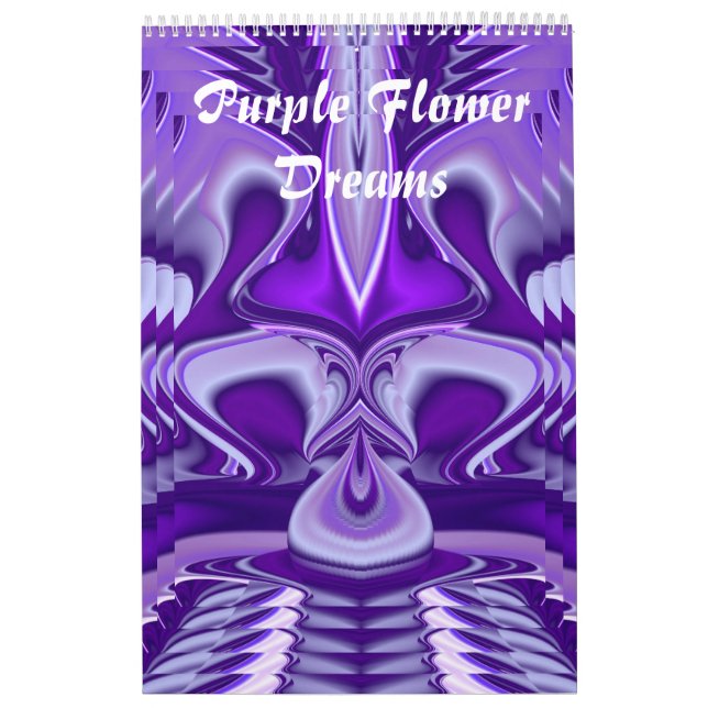 Träume von lila Blume Kalender (Titelbild)