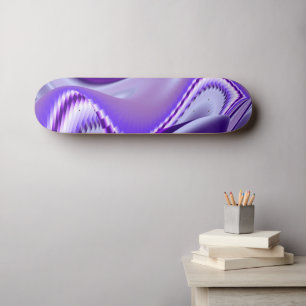 Träume von lila Blume Skateboard