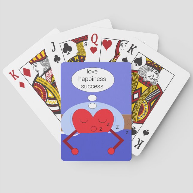 Träume von meinem Herzen Spielkarten (Rückseite)