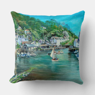 Träume von Polperro, Cornwall Cushion Kissen