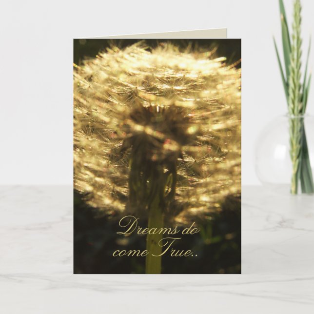 Träume werden wahr. Karte (Vorderseite)