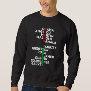 Träume wie Martin Lead wie Harriet Black History Sweatshirt