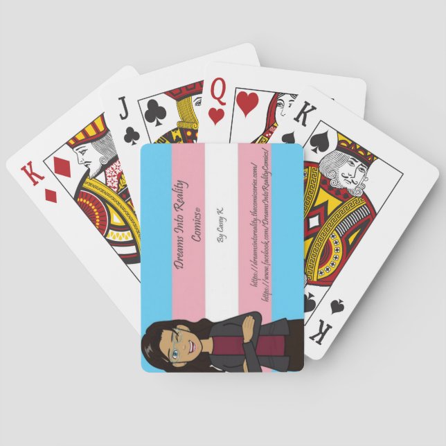 TräumeInRealitätComics decken Kunst ab Spielkarten (Rückseite)