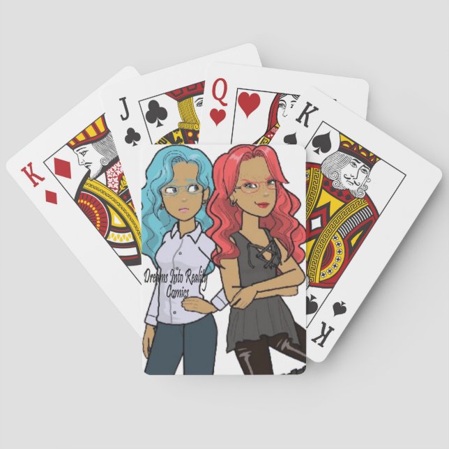 TräumeIntoRealityComics Alter Egos Cover Art Spielkarten (Rückseite)