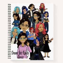 TräumeIntoRealityComics Ashlyn Tempest Cover Art Notizbuch