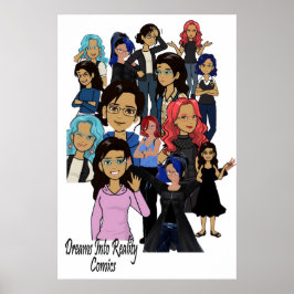 TräumeIntoRealityComics Ashlyn Tempest Cover Art Poster