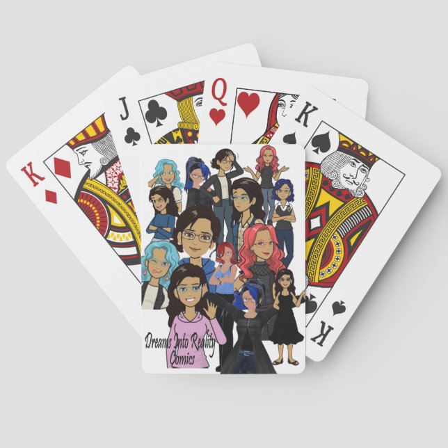 TräumeIntyoRealityComics Ashlyn Tempest Cover Art Spielkarten (Rückseite)