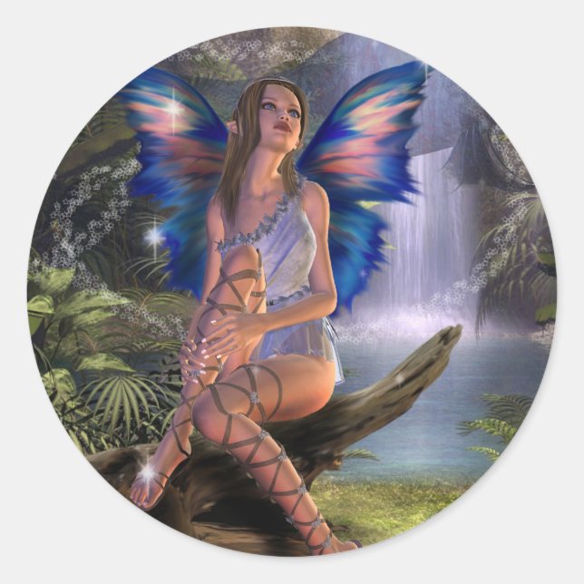 Träumen am Tag (Sticker) Runder Aufkleber (Vorderseite)