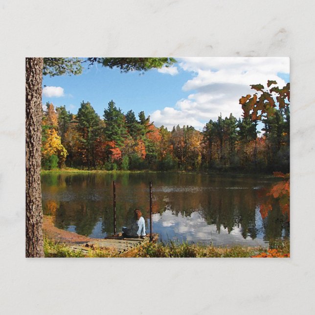 Träumen auf der Dock Postcard Postkarte (Vorderseite)