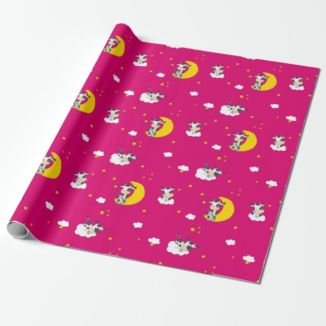 Träumen der Kuh Geschenkpapier (Ungerollt)