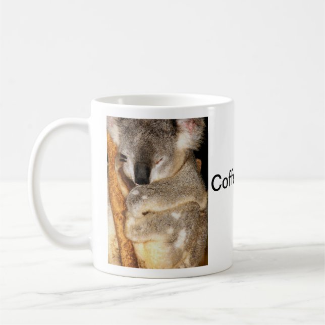 Träumen des Koala Kaffeetasse (Links)