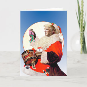 Träumen einer Alt-Weiß Weihnachtsgrüßkarte Feiertagskarte