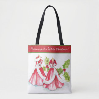 Träumen einer weißen Weihnachtszeit-Tasche Tasche