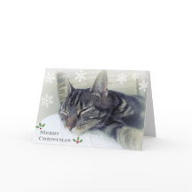 Träumen einer weißes Weihnachtskarte