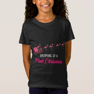 Träumen eines rosa Niedlichen Flamingo T-Shirt