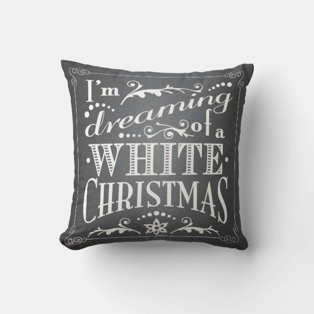 Träumen eines Weihnachtsfeiertages Kissen (Vorderseite)