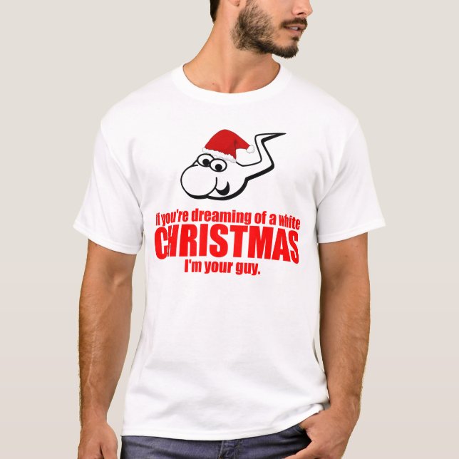 Träumen eines weißen Weihnachten T-Shirt (Vorderseite)