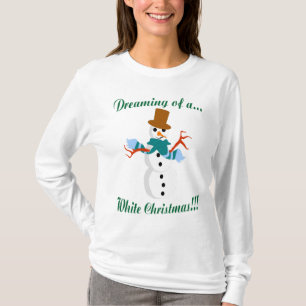 Träumen eines weißen Weihnachtsgebäcks T-Shirt