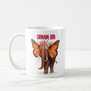 Träumen groß wie ein Elefant Inspiration Kaffeetasse