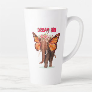Träumen groß wie ein Elefant Inspiration Milchtasse