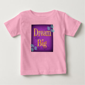 Träumen Große Blume Schmetterlinge Kinderkind Baby T-shirt