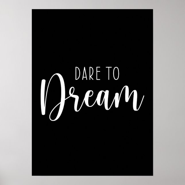 Träumen, Gymnastik, Hektik, Erfolgsmotivation Poster (Vorne)