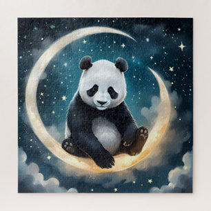Träumen im Mondlicht: Pandas Celestial Serenade
