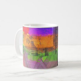 "Träumen in Millionen" abstraktes Kunstkaffeetasse Kaffeetasse