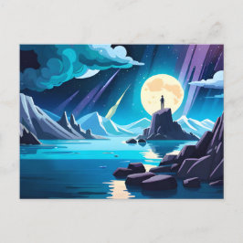 Träumen — Mensch am Meer Postkarte