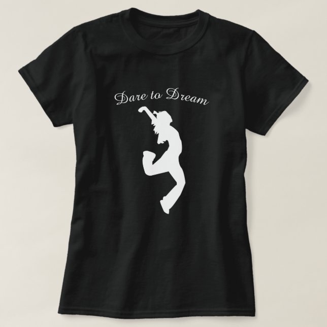 Träumen Moderner Tanzsprung T-Shirt (Design vorne)
