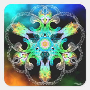 Träumen Quadratischer Aufkleber