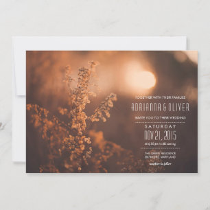 Träumen Schöne Blume Sonne Hochzeit Einladung