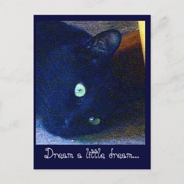 Träumen Sie ein wenig Traum Postkarte (Vorderseite)