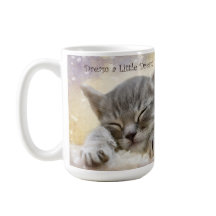 Träumen Sie eine kleine Traumkatze-Tasse
