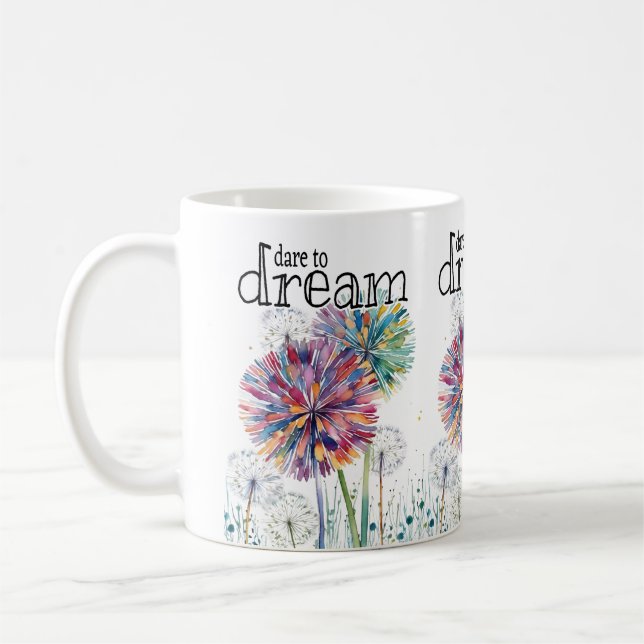 Träumen Sie es, Unkraut zu wünschen Kaffeetasse (Links)