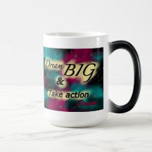 Träumen Sie große Galaxie, die Tasse verändert