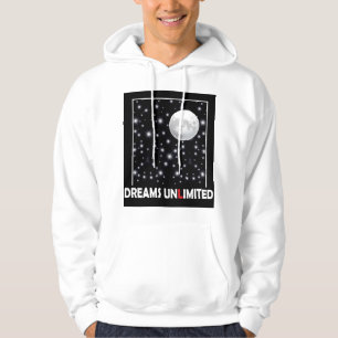 Träumen Sie motivierend Design mit sterniger Nacht Hoodie