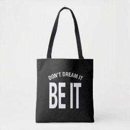 Träumen Sie nicht, es sei Hoodie Tasche