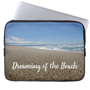 Träumen von Beach West Coast Foto Pacific Ocean Laptopschutzhülle