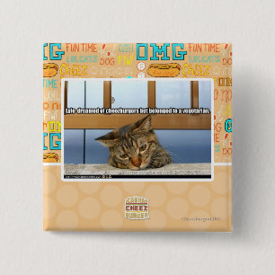 Träumen von Cheesburgers Button