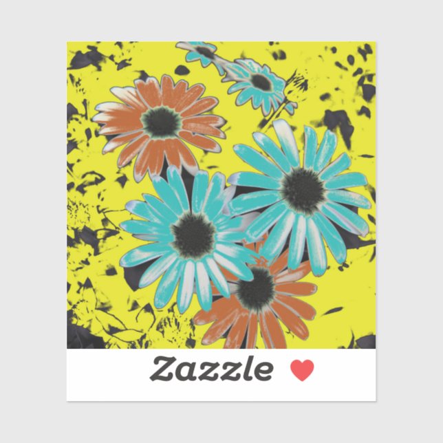 Träumen von Daisies Vinyl Stickers Aufkleber (Blatt)