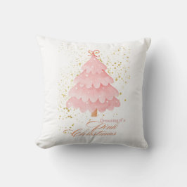 Träumen von einem rosa Weihnachtskissen Kissen